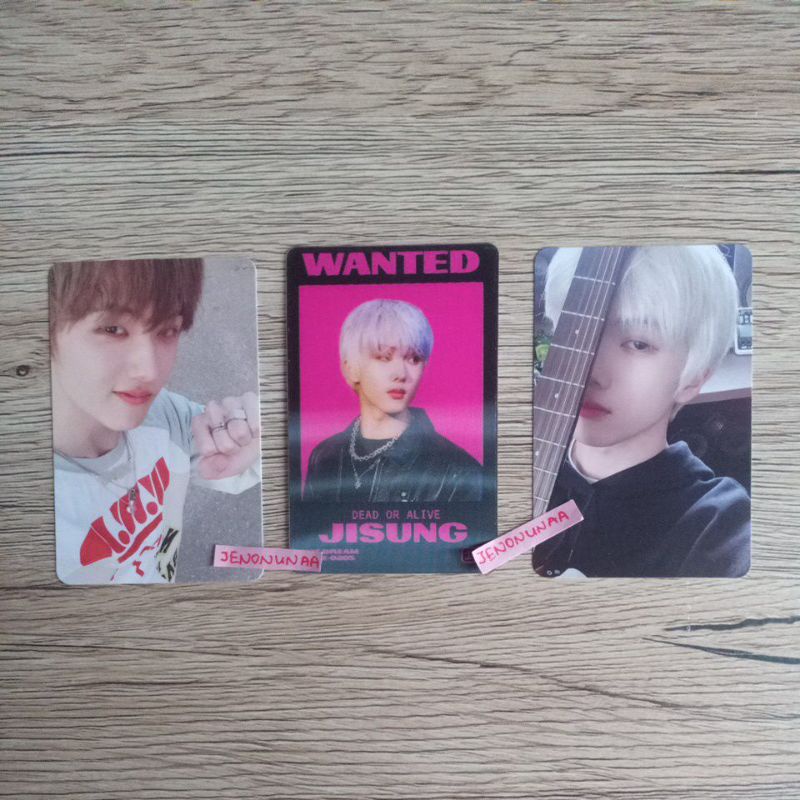 Jisung NCT Mixtape Card Beatbox, Lenticular Glitch Mode Glitch Version & Photocard Selca Digipack Be