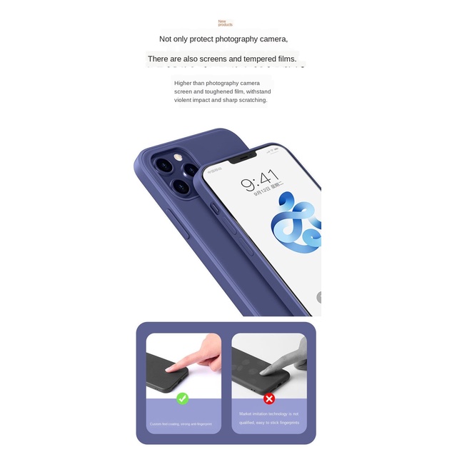 Anti-drop Silicone Mobile Phone Case Is Suitable For IPhone 12 ProMax 12 12 Mini