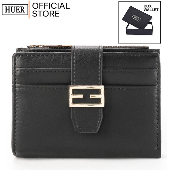 HUER ~ Dompet Wanita Niesa Bi Fold Small Wallet With Box 9446-260