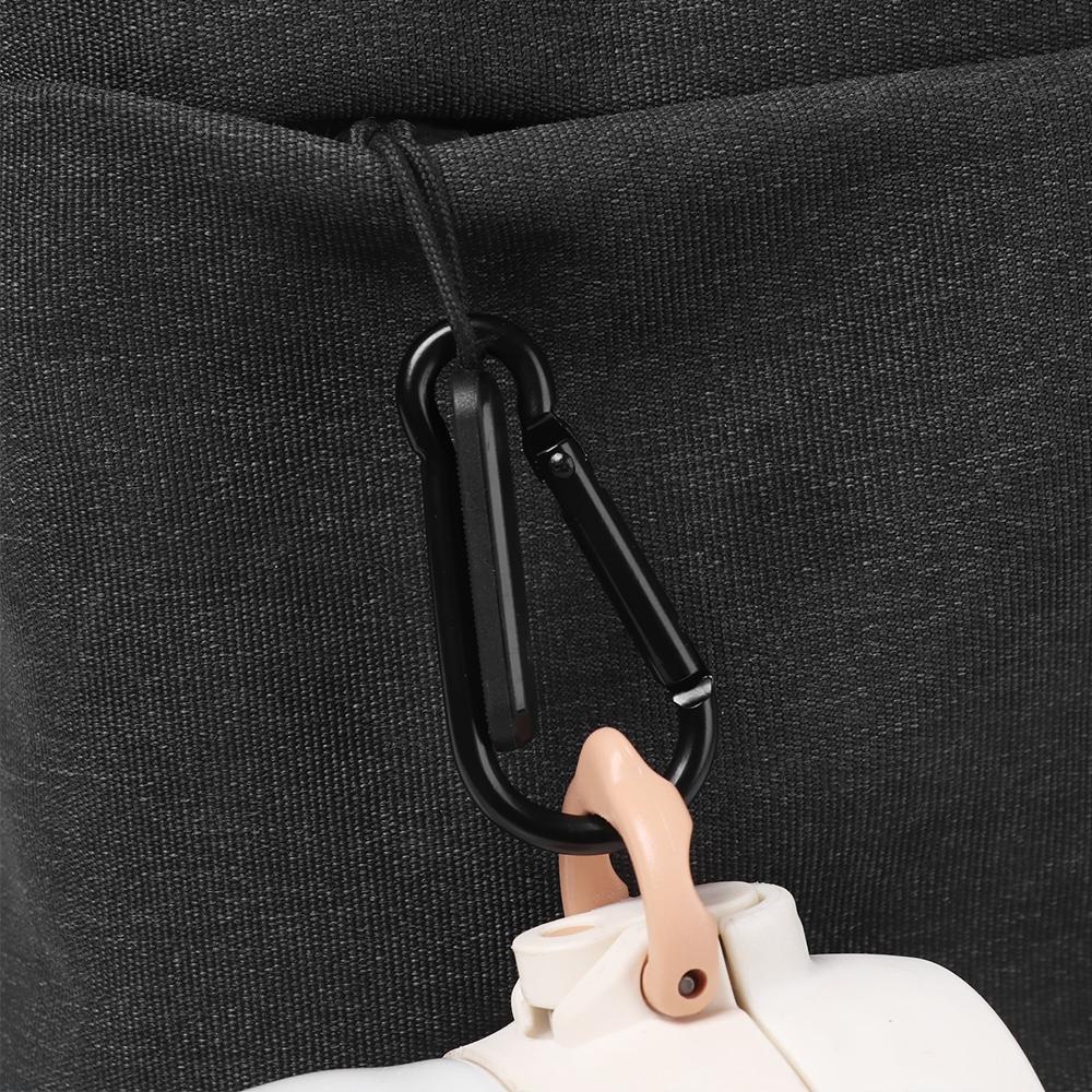 Top3 /6/9pcs D Carabiner Quickdraws Outdoor Climbing Camping Hiking Gantungan Kunci