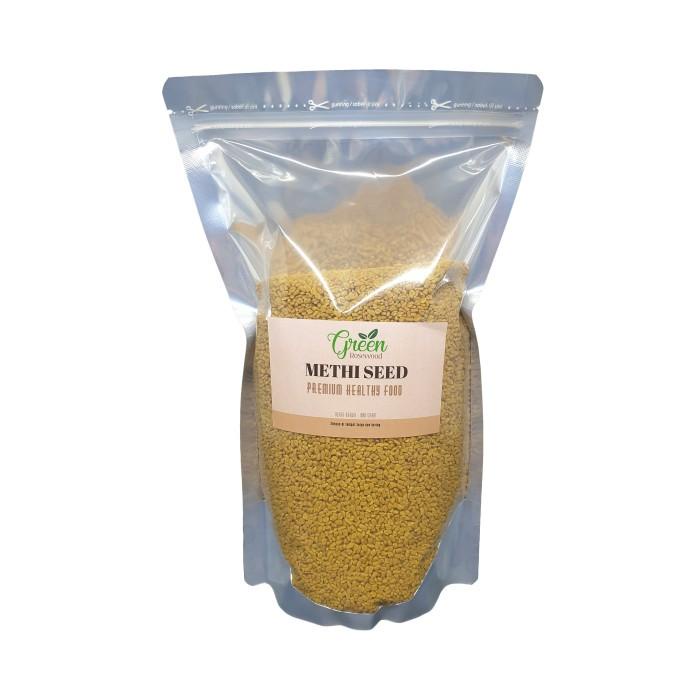 

Methi Seeds 1 Kg Premium - Fenugreek Seed - Biji Klabet 1000 Gram