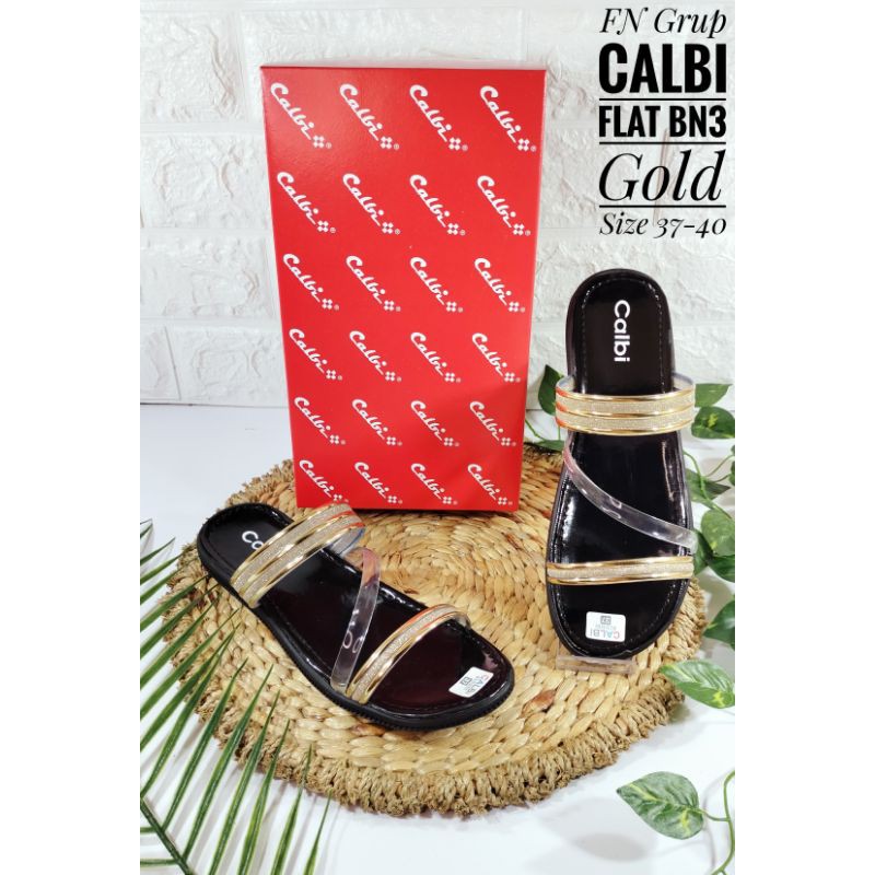 Calbi / Sandal Santai Wanita / sandal terbaru / calbi terbaru 2021 /sandal kode flat bn3
