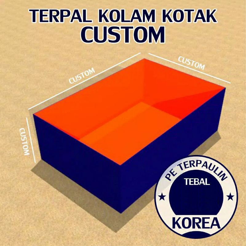 Kolam Terpal A5 3x3x1