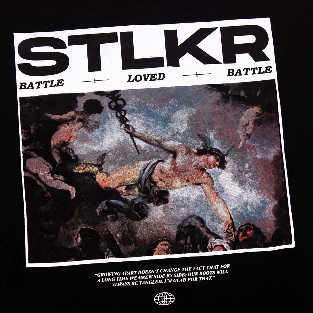 Stalker Longsleeve / Kaos Lengan Panjang - Battle Loved Black