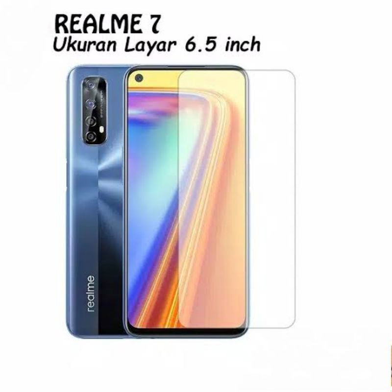 Anti gores realme 7/ 7i/ C17/ Narzo 20 pro tempered glass Bening