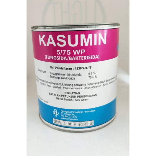 Kasumin 5/75WP (fungisida/bakterisida) @500gr