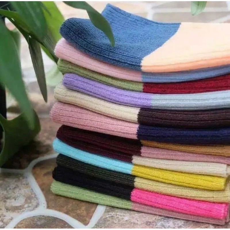 Ciput Rajut Premium Jesicca 2tone / Inner Rajut / Daleman Kerudung / Bandana Rajut