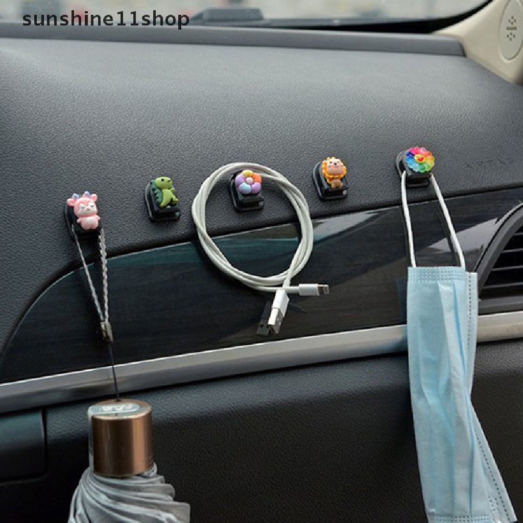 Sho - Hook Hanger Penyimpanan Organizer Mini Motif Kartun Untuk Belakang Jok Mobil