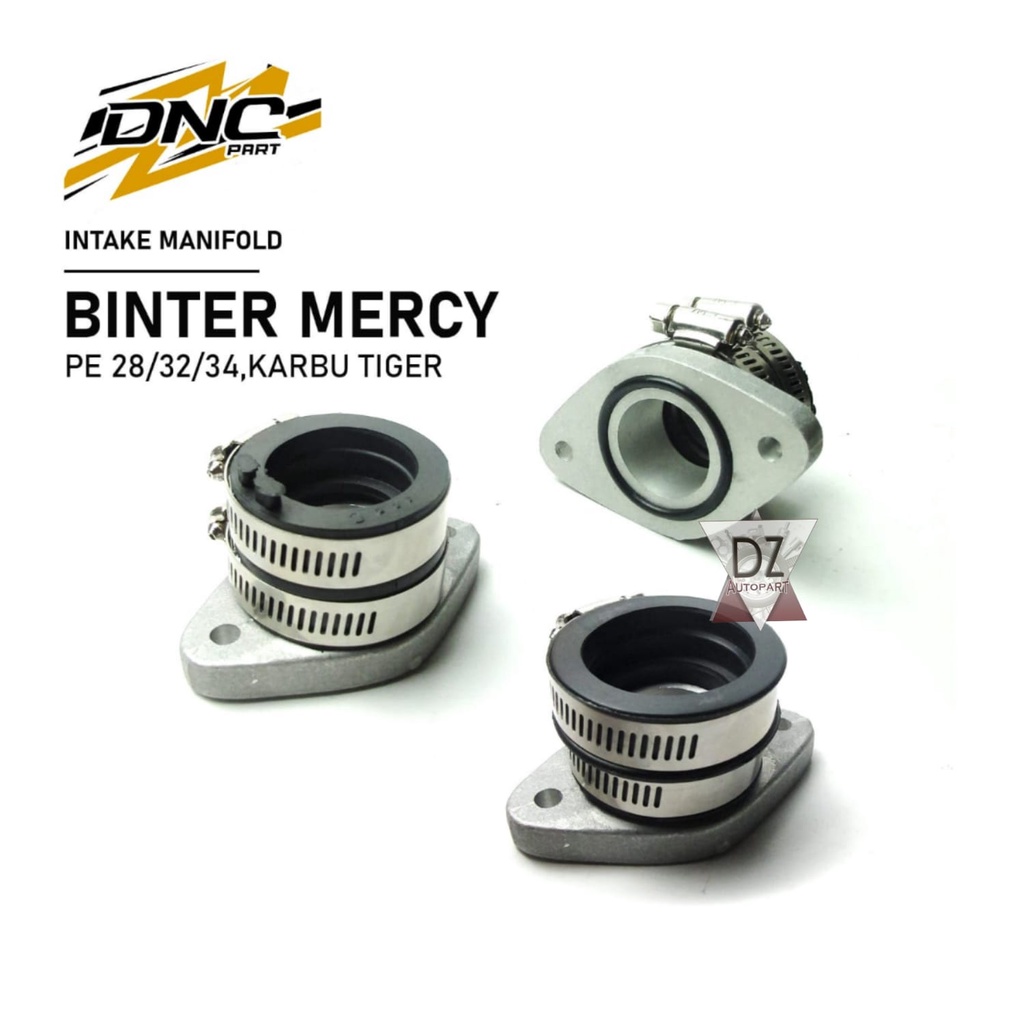 DNC INTAKE MANIFOLD BINTER MERCY PE 28/32/34 KARBU TIGER INTEK MANIFUL MANIFOL MANIPOL INSOLATOR KAR