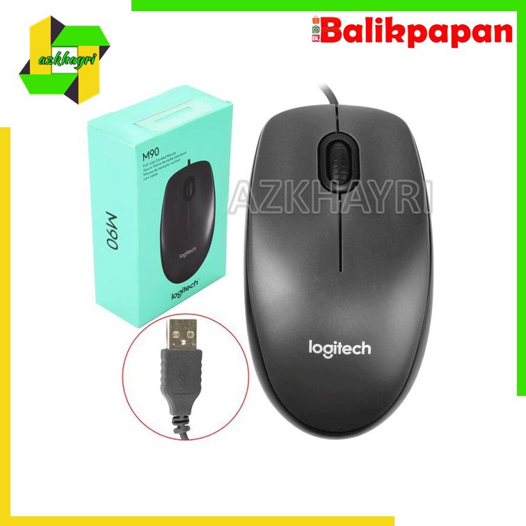 Logitech M90 USB Optical Mouse Original