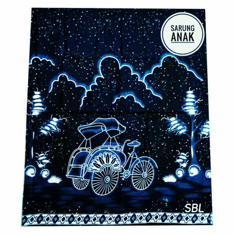 SARUNG ANAK MOTIF BECAK BISA BAYAR DITEMPAT