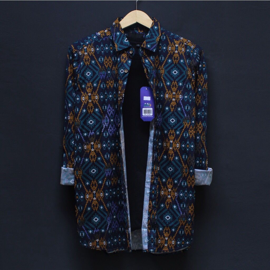 NEW ARRIVAL DISTRO BATIK PRIA BORDIR SOGAN HRB026 BATIKAF NOTOARTO BATIK IPNU-IPPNU HEM PRIA Bel-MUTIARA HIJAU