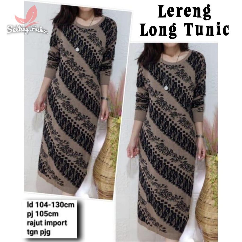 TUNIK RAJUT BAJU MUSLIM TUNIK KASUAL WANITA REMAJA CANTIK RAJUT PREMIUM HQ KEKINIAN TERBARU