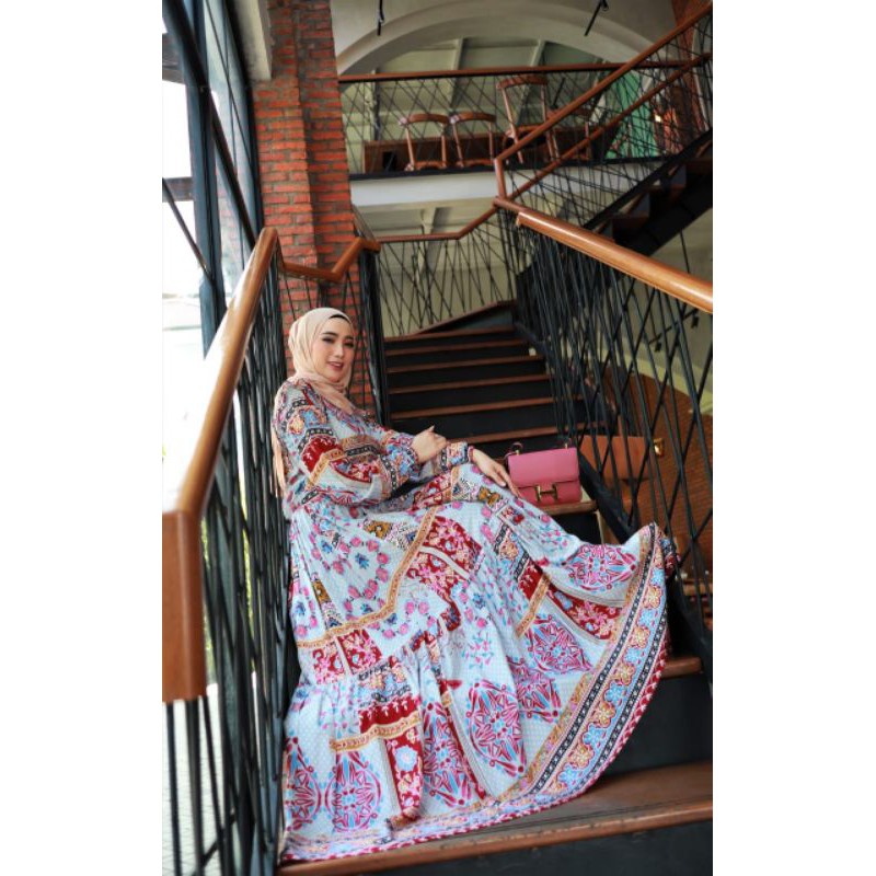 AUFA ETNIK DRESS RAYON