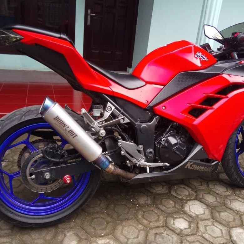 Knalpot Slipon Ninja 250 fi Burnout Murah