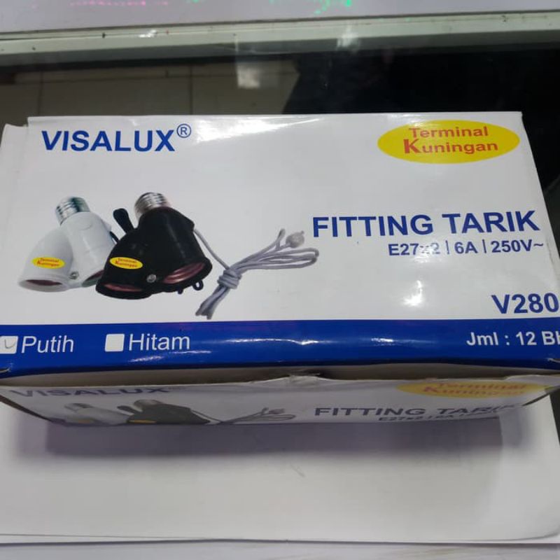 Fiting Gantung Tarik Terminal Kuningan E27 6A 280V