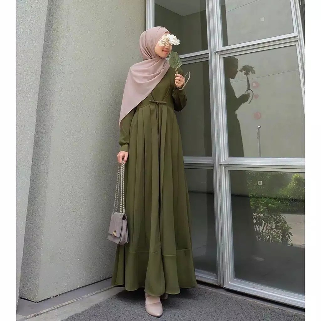 NESSA MAXY DRESS | GAMIS BUSUI | FASHION MUSLIM WANITA
