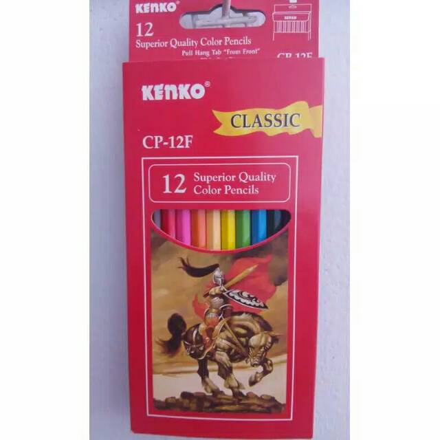 

Pensil Warna Kenko 12 Warna CP-12F Panjang Color Pencils