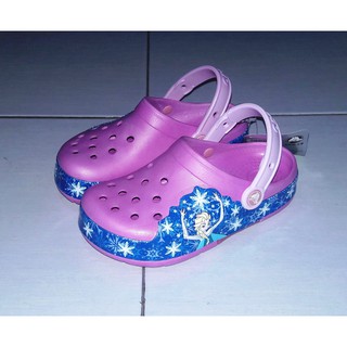 CROCS FROZEN ELSA (LED / Lampu) CLOG KIDS | Shopee Indonesia