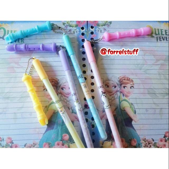 

Pulpen gel gantungan suling