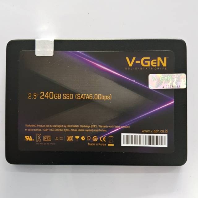 HARDDISK SSD 240GB SSD VGEN 240GB SATA3 ORIGINAL RESMI