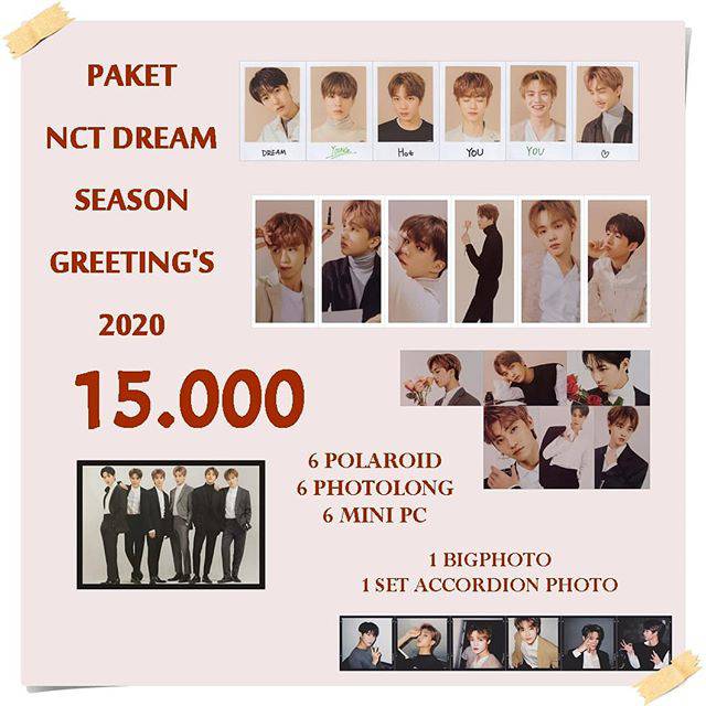 PAKET NCT DREAM SEASON GREETING'S 2020