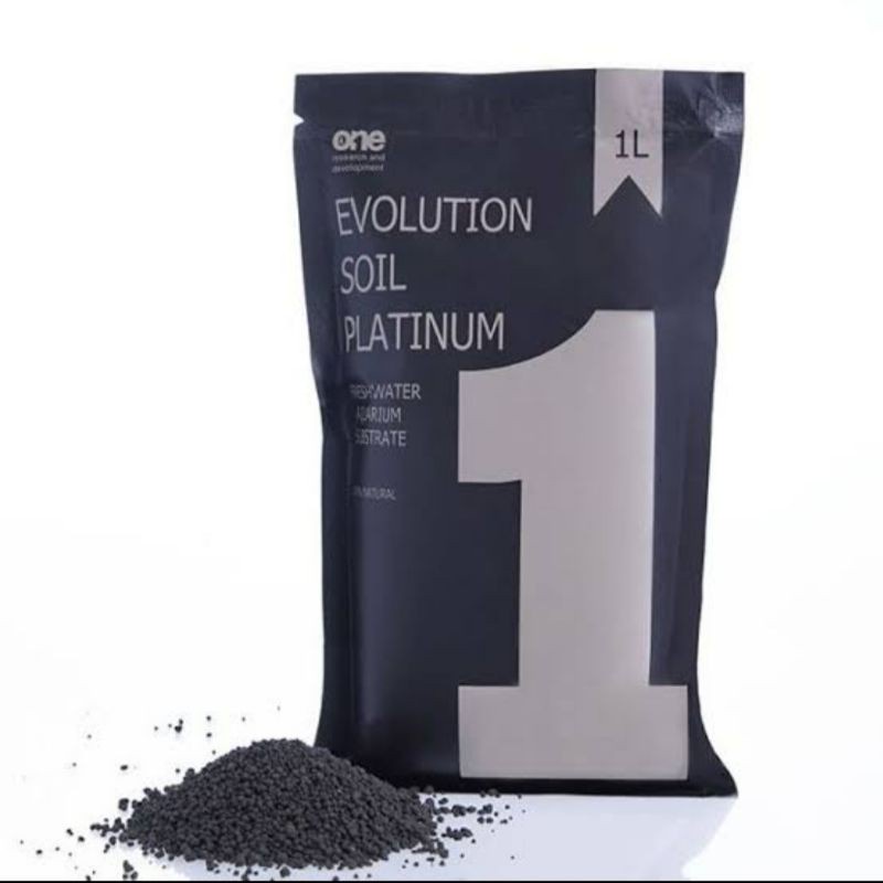 Evolution Soil Platinum 1L untuk Aquascape Aquarium by One Research