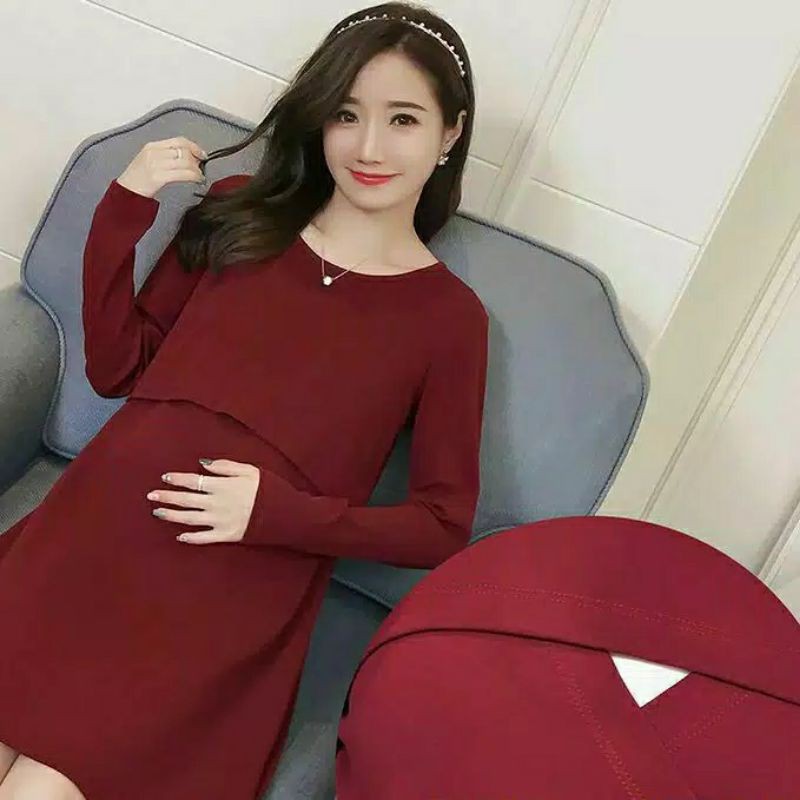 Dress menyusui ibu hamil