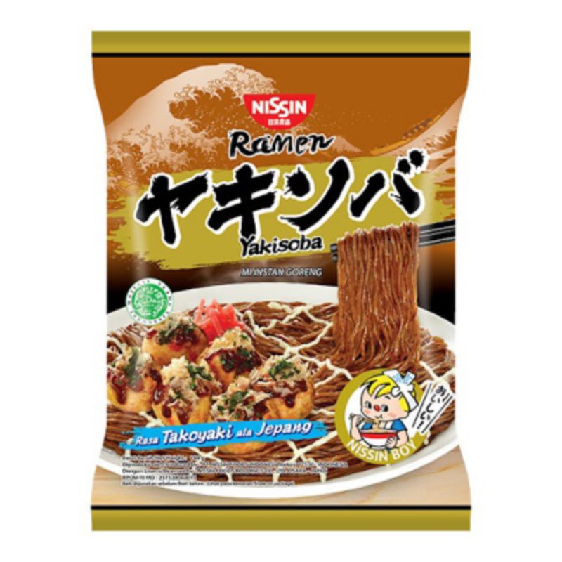 Mie Nissin Yakisoba Takoyaki 104g