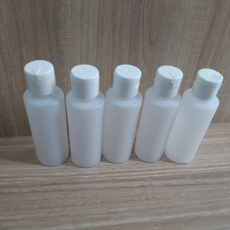 Botol Plastik Putih Botol Fliptop 100Ml Botol Kosmetik Botol PET Botol Isi Ulang