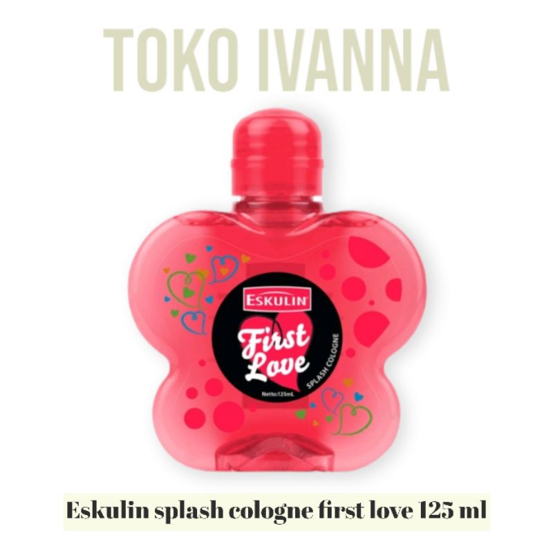 Eskulin Splash Cologne First Love 125 ml - Botol