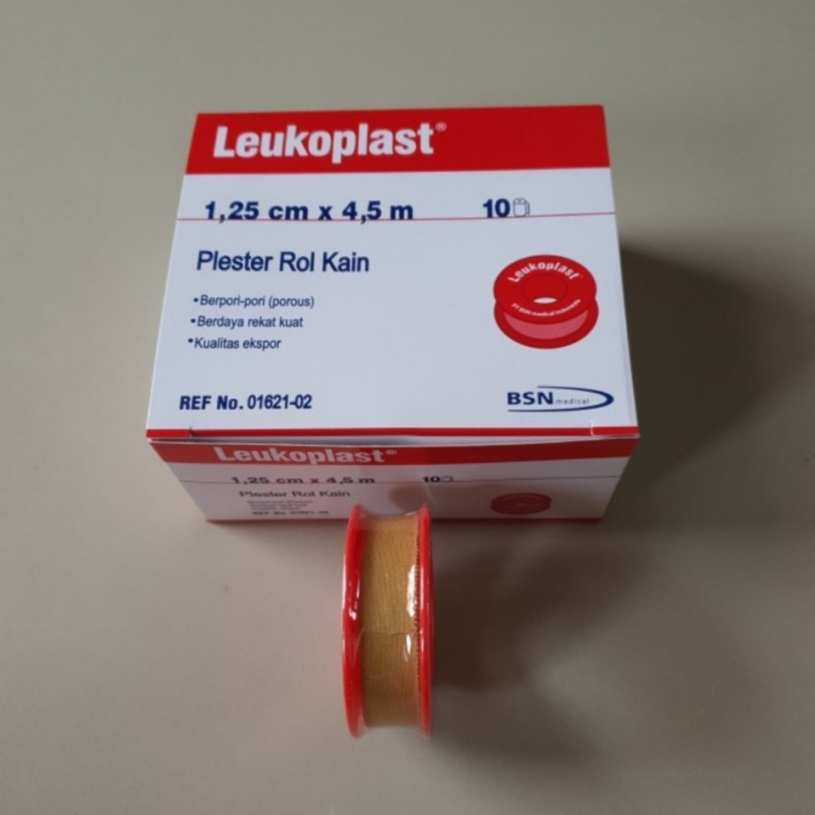 Plester Leukoplast 1.25 cm x 4.5m / Plester Roll Kain / Plester BSN