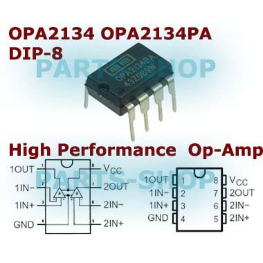 [COD] IC OPA2134 OPA2134P High-Performance Dual Op-amp OPA2134PA DIP-8