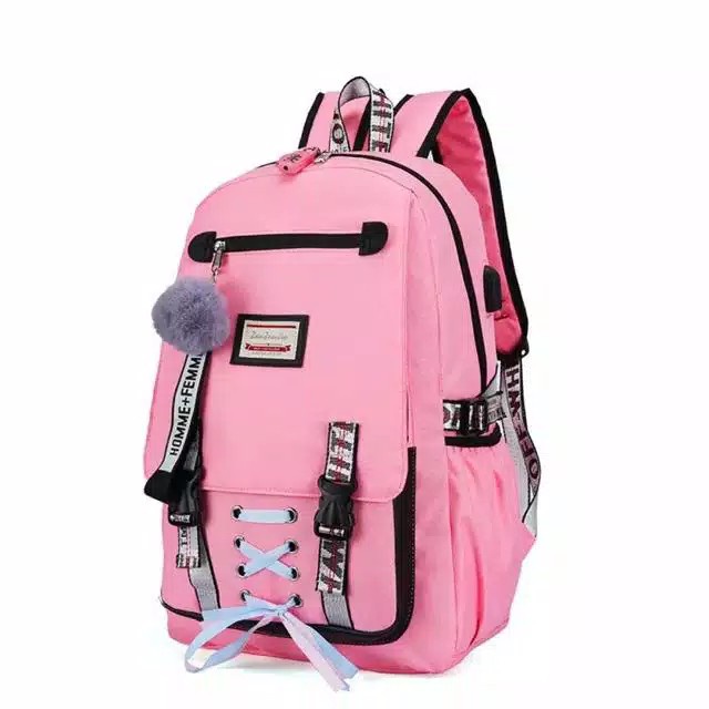 RR AVOCADO VS AYUMI - Tas Sekolah SD SMP SMA Ransel Backpack Fashion Pria Wanita-AYUMI PINK