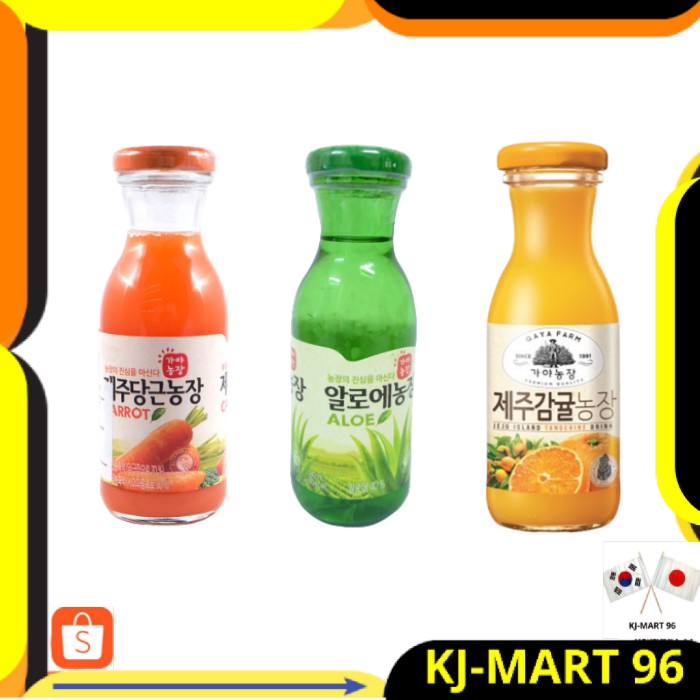 

KOREAN FOOD/MINUMAN KOREA HALAL JUICE GAYA FARM - ANEKA RASA BUAH-BUAHAN 180 ML IMPORT ASLI KOREA