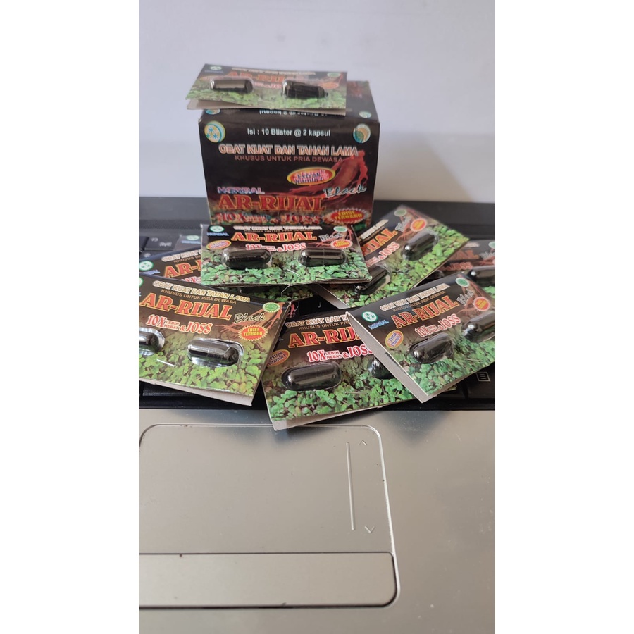 PROMO - PER SASET KAPSUL AR - RIJAL 100% ORIGINAL - 8X JOS - BISA COD DI JAMIN
