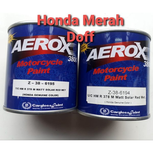 WY68 Cat Warna Original Pabrikan Honda Vario 150 Pcx Scoopy Cb150 Merah Doff Mate Solar Red Met