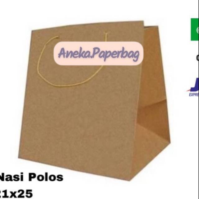 

Paperbag DosNasi Polos 22x21x25 Tas Dos Nasi Polos Tas Kertas Terlaris