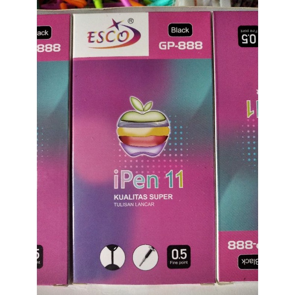 

(cod) pulpen jel apel /pulpen esco