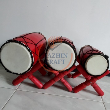 TERBARU✔️ Kendang Jawa Tinggi 20 cm / Gendang Marawis Anak Ukuran Kecil / Alat Musik Tradisional Unt