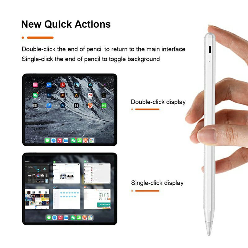 Stylus Pen Ipad Stylus Pencil Gen 2 With Palm Rejection Compatible to Ipad Gen 7 8 9 Pro Air 2019 2020 2021