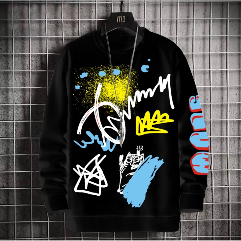 Sweater Grafiti 333 Babyterry UK M L | A5GARD88