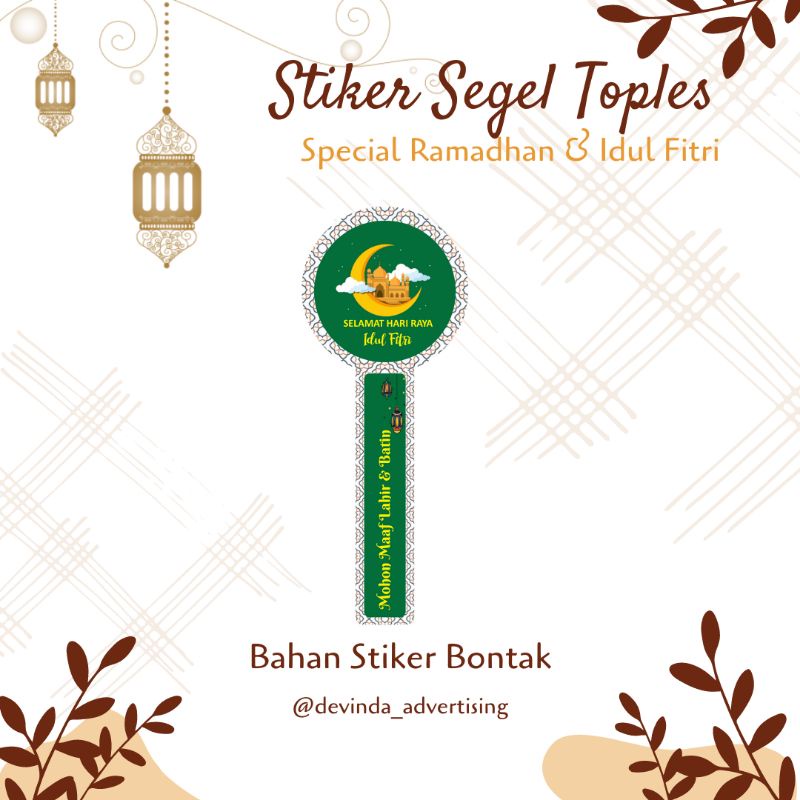 

Stiker segel toples / kardus