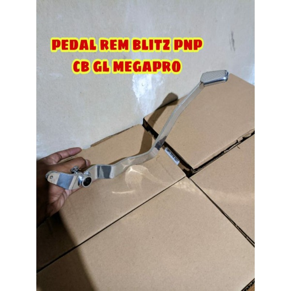 Pedal rem kawasaki blitz pnp cb gl megapro tuas rem belakang pedal rem blitz pnp cb gl megapro