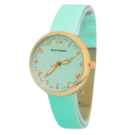 ( BAJ )JAM TANGAN WANITA HUSH PUPPIES KULIT KACA BELIMBING GROSIR IMPORT MURAH JF054