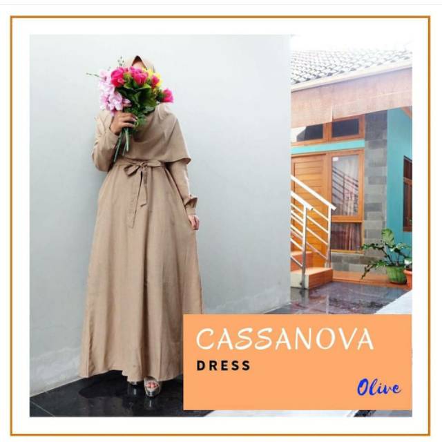 Gamis CASSANOVA. Ready stock di Official agen 03 Simply of aegea