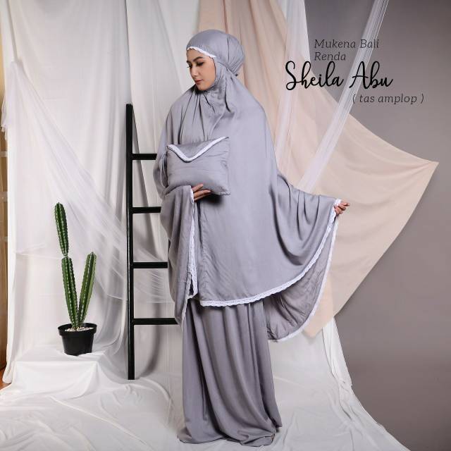 MUKENA COUPLE (IBU + ANAK) BALI RENDA SHEILA AMPLOP | GROSIR MUKENA KATUN RAYON SHARLA MURAH