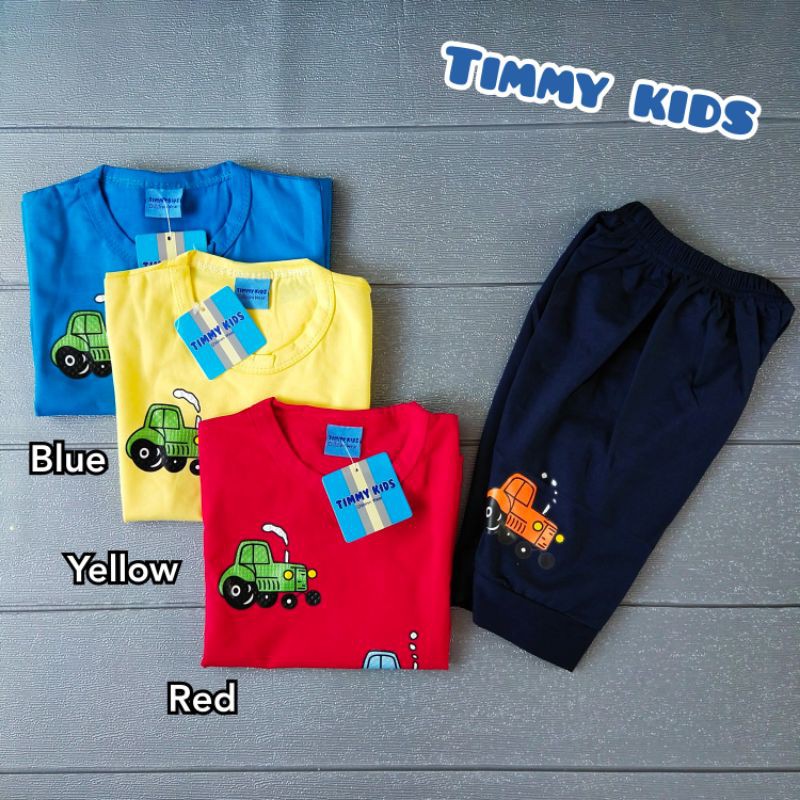 COD Setelan Timmy  usia 3-12 bulan baby / bayi /  anak laki laki / boy / cowok kado murah lucu