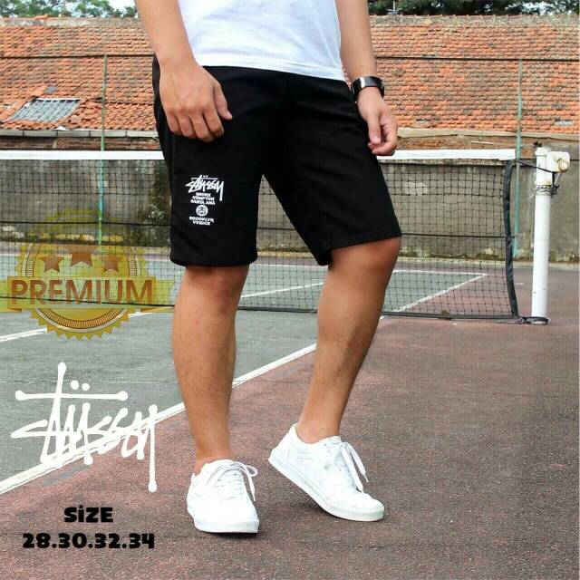 Celana chino pendek stussy