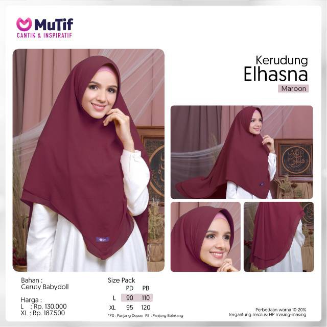 KHIMAR MURAH ORI - MUTIF ELHASNA